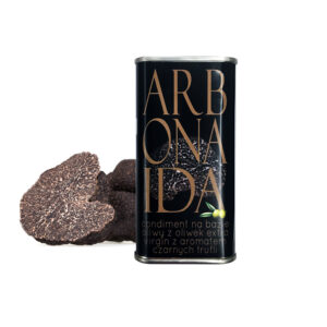 Oliwa z oliwek ekologiczna z naturalną esencją czarnych trufli